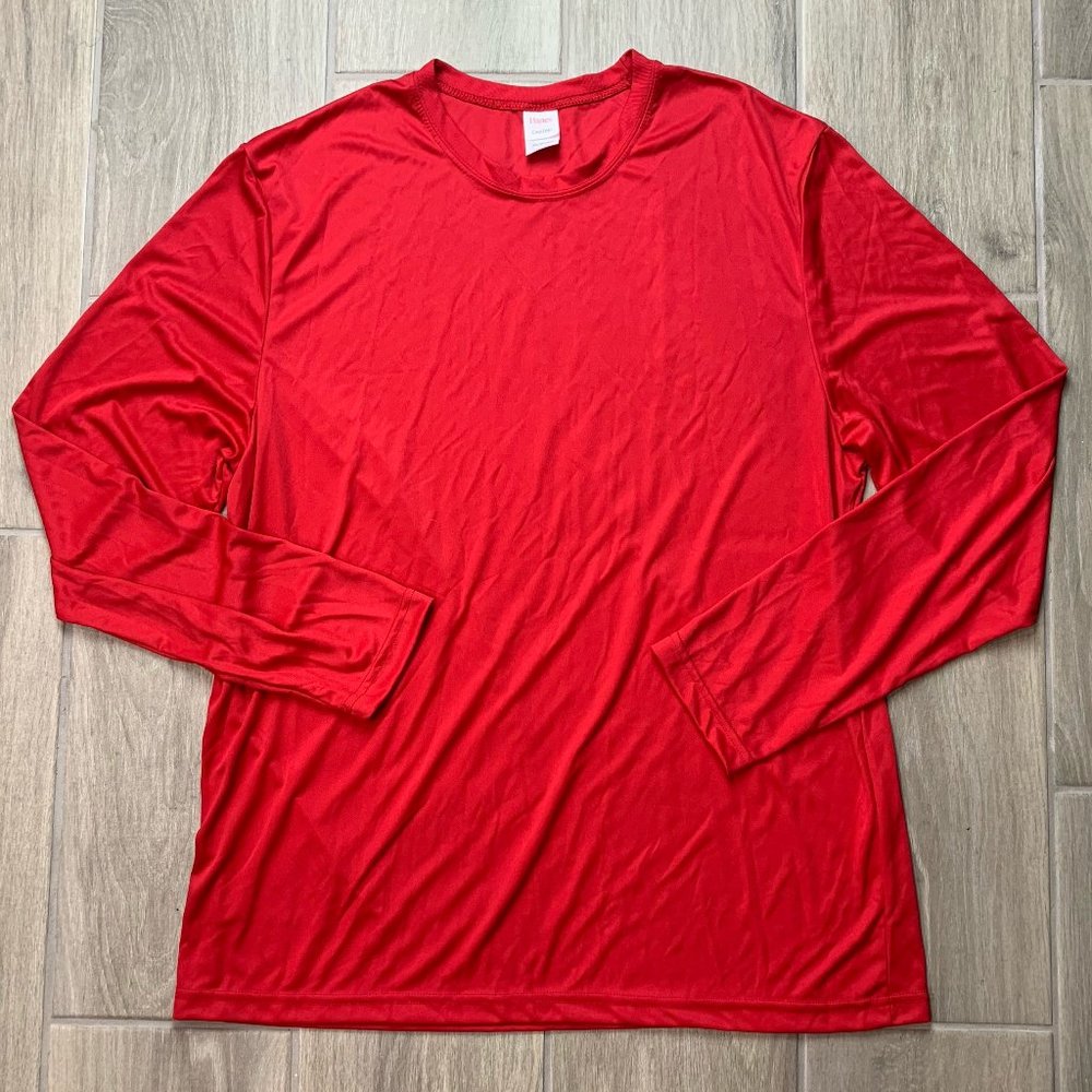 Hanes Cool DRI Performance Men's Long-Sleeve T-Shirt 2XL